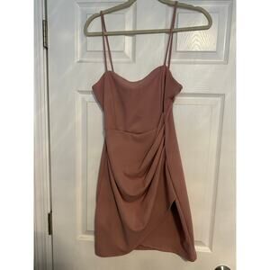 SIZE L Windsor Light Pink Mini Dress